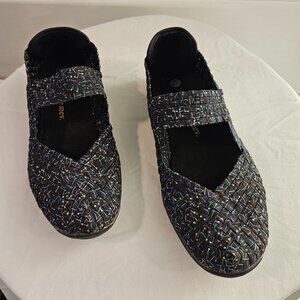 Bernie Mev Cuddly Slip On Flats in Black "Pops" Color - US 8.5 / EU 39